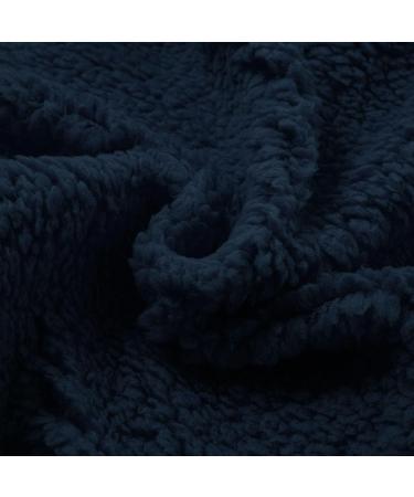 Hanxiulin Women s Fleece Jacket - Plush Lightweight Dual-Sided Wool Coat - Warm Quilted Outdoor Winter Coat in Dark Blue - Plus Size 3XL - Buy Online on GoSupps.com