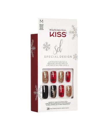 Limited Edition Holiday Fake Nails - Favorite Season Multi-Colored Square - Buy Online on GoSupps.com
