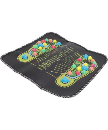 Foot Massage Mat for Blood Circulation & Acupressure - Health Boosting Artificial Leather (35x35 cm) | International Shipping - Buy Online on GoSupps.com