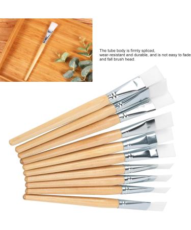 Mask Brush Face Set Face Mask Brush Face Mask Brushes Soft Hair Mud Applicator DIY Skin Care Tool with Wooden Handle - Buy Online on GoSupps.com