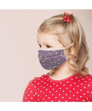 30PC Kids Lace 4 Ply Disposable_Face_Mask Breathable Elastic Earloops for Boys Girls Daliy Use - Buy Online on GoSupps.com