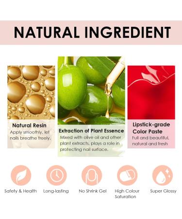 12 ml Nail Polish Natural Colour - Nail Polish Gel Nail Polish Soak Off UV LED Polish Nail Art Gel Home (A05) A05. - Buy Online on GoSupps.com