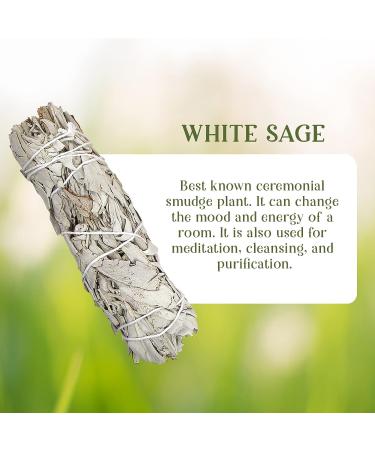 Bulk White Sage Smudge Sticks (3 Pack) - Organic Sage Bundles for Cleansing and Stress Relief | Wholesale | Sustainably Grown - Buy Online on GoSupps.com