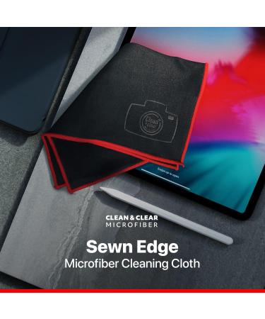 12 Pack Ultra Premium Microfiber Cleaning Cloths for Glasses Camera Lenses & Screens - Best Lens Care Solution - Buy Online on GoSupps.com