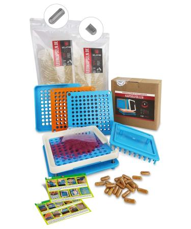 Leerkapseln Capsules | Gr 0 | Gelatin | Separate Capsule Seats | Capacity 400-800 mg | Halal & Cook Certified | In South America | MHD Jan 2022 | Transparent