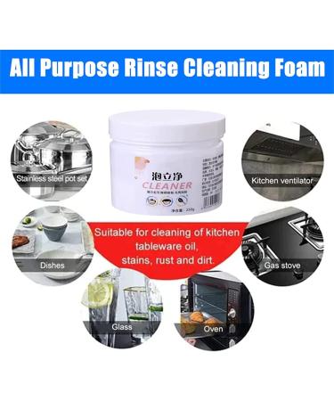 Foam Rust Remover Kitchen All-Purpose Cleaning Powder Multi-Purpose Foam Cleaner Rust Remover Kitchen Instant Cleaning Powder Powerful Kitchen All-purpose Powder Cleaner (2pcs 250g) 2pcs 250g - Buy Online on GoSupps.com