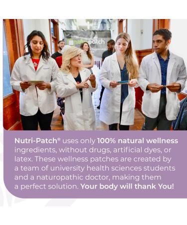 NUTRI-PATCH Multi Without Iron Infused with D3 B Complex Magnesium Zinc.Topical Patch Designed to Give You a Boost (30/Pack). - Buy Online on GoSupps.com