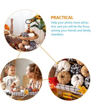 HOMSFOU 48 Pcs Thanksgiving Pumpkin Foam Pumpkin Toy Christmas Pumpkin Artificial Pumpkin Fall Pumpkin Decor Mini Foam Pumpkins Autumn Decor Fake Decoration Fake Pumpkin Environmental Foam - Buy Online on GoSupps.com