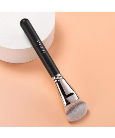 TEOYALL Flat Angled Foundation Brush | Large Dense Kabuki Brush for Liquid Cream & Powder Makeup - Best for Flawless Base Application - Buy Online on GoSupps.com