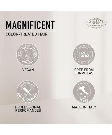 Il Salone Milano Professional Magnificent Shampoo for Color Treated Hair - Deep Cleansing & Color Protection - Salon Quality (33.8 Fl. Oz) - Buy Internationally - Buy Online on GoSupps.com