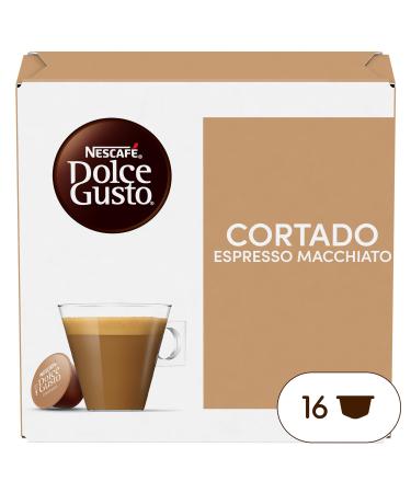 Nescafe Nescaf Dolce Gusto Cortado Espresso Macchiato 16 Capsules