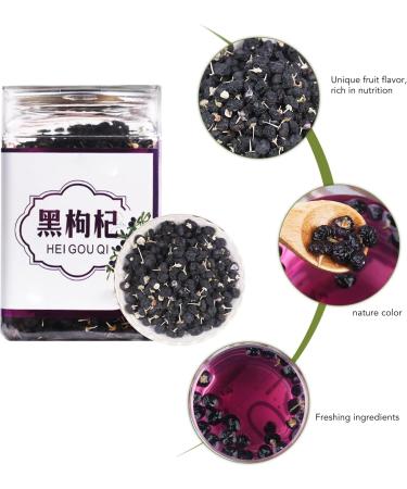 130g Black Wolfberry Tea Organic Natural Wild Black Goji Herbal Tea Canned Wolfberry Health Tea Natural Healthy Chinese Tea - Buy Online on GoSupps.com
