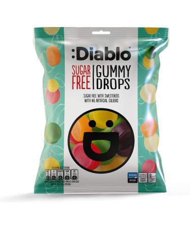 Diablo Gummy Drops |Sugar Free | Sweetened with Stevia | Gummy Sweets | Perfect for Gifting | 75g (Pack Of 3) - Buy Online on GoSupps.com