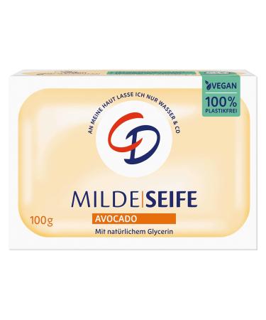 CD MILD SOAP AVOCADO 100G - Vegan Microplastic-Free | Best Eco-Friendly Skincare - Buy Online on GoSupps.com