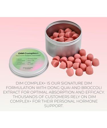 Extra Strength DIM Complex Gummies for Hormone Support - Diindolylmethane Dong Quai & Broccoli Extract - Buy Online on GoSupps.com
