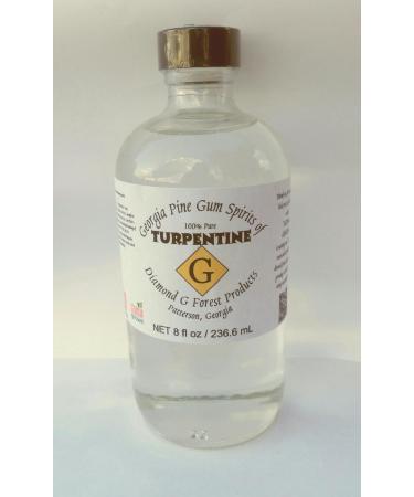 8 oz. 100% Pure Gum Spirits of Turpentine