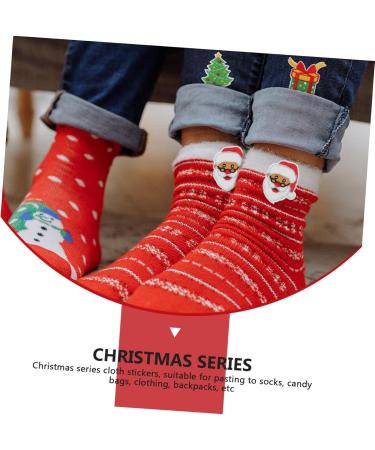 COHEALI 32 Pcs Christmas Stickers Decals Sewing Patches Xmas Design Clothes Applique Accessories Cartoon - Buy Online on GoSupps.com