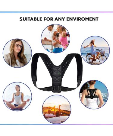Posture Corrector for Women & Men | Adjustable Back Straightener for Neck Back & Shoulder Pain Relief | Breathable Support - Buy Online on GoSupps.com