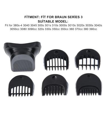 Electric Shaver Trimmer Head for Braun Series 3 - 5-Piece Guide Comb Replacement Set | Beard Trimmer & Grooming Essentials - Buy Online on GoSupps.com