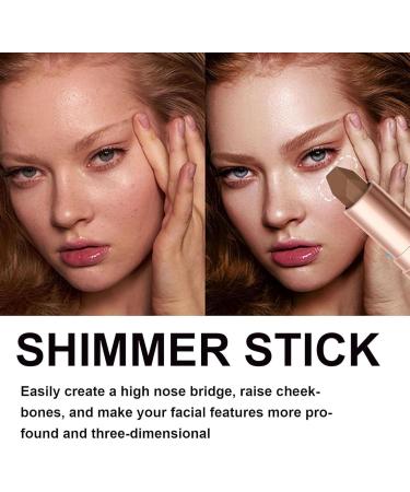 No Limits Harmony Cream Bronzer 2 Pack 2 in 1 Bronzer and Highlighter Long Lasting Waterproof Face Brightening Bronzer with Brush for All Skin Types (Color : 02- - Buy Online on GoSupps.com