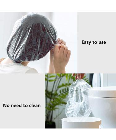 YIZIJIZI 30PCS Large Waterproof Disposable Shower Caps for Women - Ideal for Home, Spa, and Travel - Buy Online on GoSupps.com