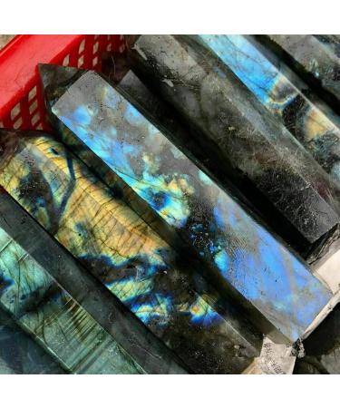 ENPAP Natural Stone Labradorit Obelisk Quartz Tower (Size: 700-750g) xingyong (Size: 500g-550g) - Buy Online on GoSupps.com