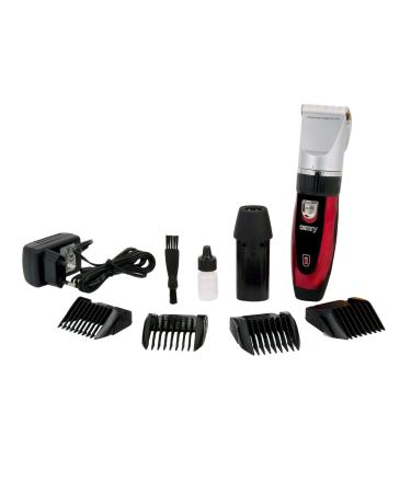 CAMRY CR-2821 Pet Hair Clipper Black Red Silver