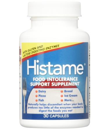 Naturally Vitamins Histame Food Intolerance Support Supplement 30 Capsules