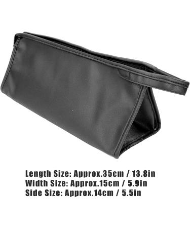 Hair Dryer Travel Case Hair Dryer Carrying Bag PU Leather Water Resistant for Business Trip for Home Use for Gym(black) - Buy Online on GoSupps.com