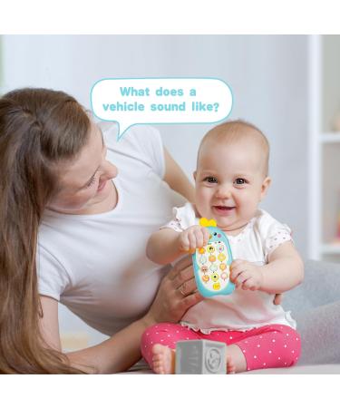 Buy Aolso Baby Phone Musical Toy - Electronic Language Learning Smartphone for Babies & Kids (Chick-Blue) | Perfect Gift for Boys & Girls - Buy Online on GoSupps.com