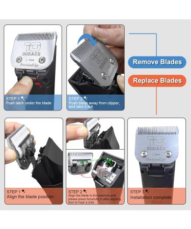 High-Quality Ceramic Blades for Dog Hair Cutters - Compatible with Moser Heiniger Andis Easter A5 & Wahl 5f (2 Sets 6.3mm Cut Length) - Buy Online on GoSupps.com
