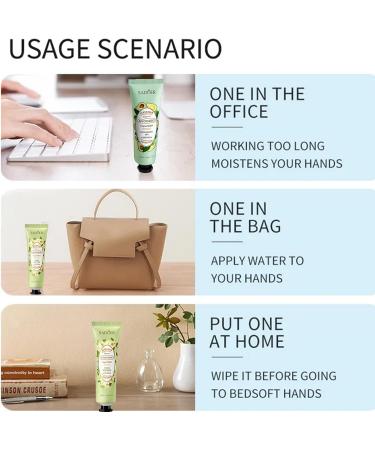 Hand cream set 5 * 30g colorful flower and fruit plant extract moisturizing hand cream anti-cracking hydrating hand cream refreshing and not greasy smoothing skin and removing roughness Binfense - Buy Online on GoSupps.com