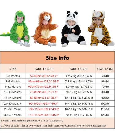 Doladola Unisex Kid's Crocodile Costume 24-30 Months - Flannel Animal Hooded Romper Jumpsuit - Buy Online on GoSupps.com