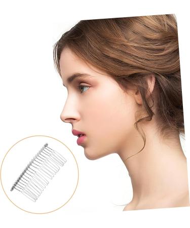 SKISUNO 20 Wedding Veil Comb Bride Headpieces for Wedding Wire Hairpins Hair for Women Black Metal Veil Hair Comb Hair Accessories for Women Wedding Bridal Veil Miss French Wide Tooth Comb - Buy Online on GoSupps.com