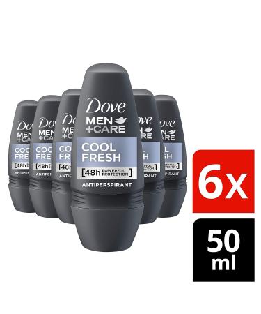 Dove Men Cool Fresh Anti-Perspirant Deodorant Roll-On 50ml | Long-Lasting Protection | Gentle on Skin - Buy Online on GoSupps.com