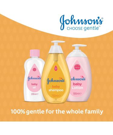 Johnson's Baby Shampoo Yellow 750 ml - Gentle Hair Care for Babies - Buy Online on GoSupps.com