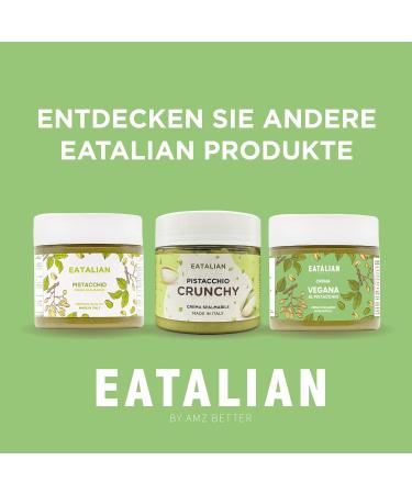 Buy Eatalian Vegan Pistachio Cream - Delicious Italian Spread 200g | Perfect for Bread Ice Cream & Cakes - Buy Online on GoSupps.com