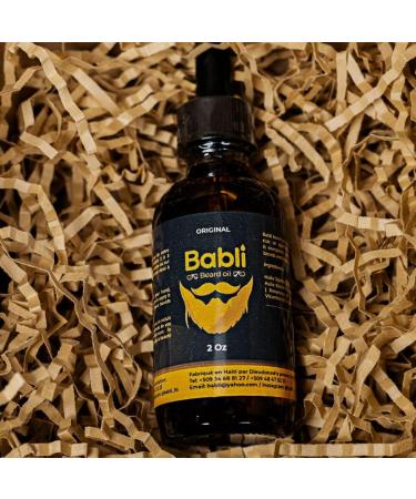Buy BABLI 100% Pure Beard Oil for Men | Organic Jojoba & Vitamin B Beard Softener | Essential Moisturizer & Growth Oil - Buy Online on GoSupps.com