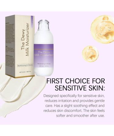 Sheghy Dewy Milk Moisturizer for Face Dewy Skin Cream Lightweight Milk Moisturizer for Glass skin Glow Oil-Free Hydrating Face Lotion for Dry & Combination Skin (1) - Buy Online on GoSupps.com