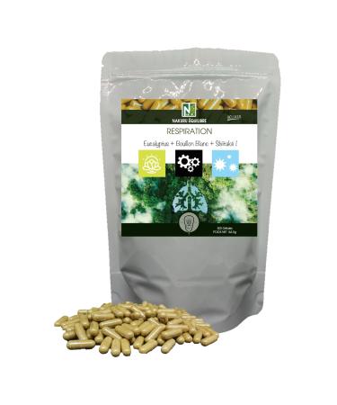 NAKURU NAKURU | Breathing | Balance Range | Made in France | "Eucalyptus + White Bouillon + Shiitak !" (500 Capsules)