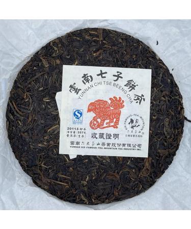 Pu-erh tea 2011 SIX FAMOUS TEA MOUNTAIN auspicious lion 357 Raw - Buy Online on GoSupps.com