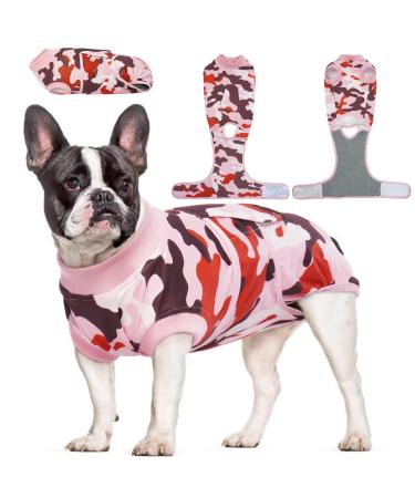 Kuoser dog body after op - camouflage dogbody after castration of medical body dog breathable op body dog castration bitch/male Alternative to protective collar for dogs xs rosatarn color - Buy Online on GoSupps.com