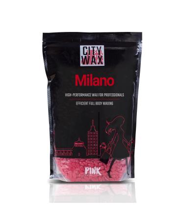 Milano City Wax 1000g - Full Body Premium Wax - Hair Removal Wax - Professional Wax Beads - Gentle Hot Wax - Face Wax - Bikini Wax - Hard Wax for Hair As Short As 2 mm Milano 1000g