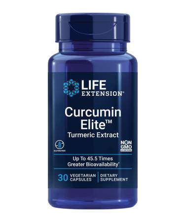 Life Extension Curcumin Elite Turmeric Extract 30 Vegetarian Capsules