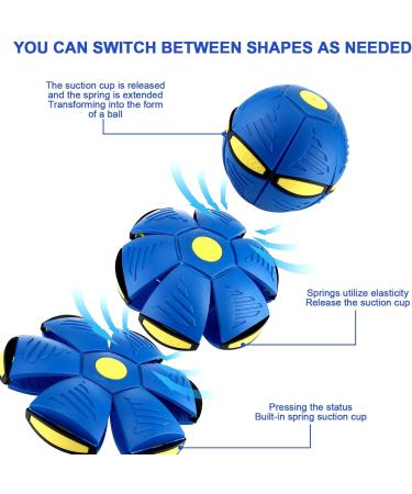 Royouzi Pet Toys Frisbee Ball - Interactive Dog Toy for Training & Play | Durable Flying Saucer & Light-Up Design - Buy Online on GoSupps.com