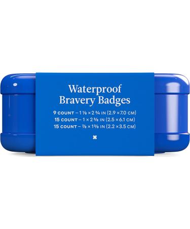 Waterproof Welly Bandages - Colorful Adhesive Fabric for Cuts & Scrapes | 39 Count Jellyfish Patterns First Aid Tin - Buy Online on GoSupps.com