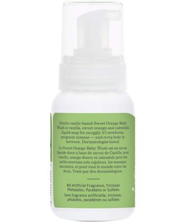 Earth Mama Sweet Orange Baby Wash Gentle Castile Soap for Sensitive Skin 5.3-Ounce Sweet Orange 160 ml (Pack of 1) - Buy Online on GoSupps.com