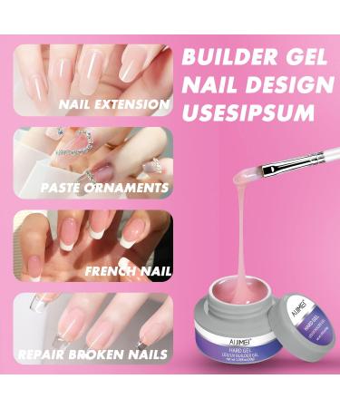 AIJIMEI 30g Builder Gel for Nails White Color Hard Gel Builder Gel for Nail Gel Builder for Nails Nail Art Nail Strengthening Nail Gel Builder for Nail (White-30g/1.05fl.oz) - Buy Online on GoSupps.com