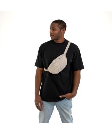 Shop Larkson Beige Fall-Out Pocket Hip Bag - Stylish Water-Repellent Crossbody & Belt Bag for Sports Outdoor City & Festivals - Unisex Design - Buy Online on GoSupps.com