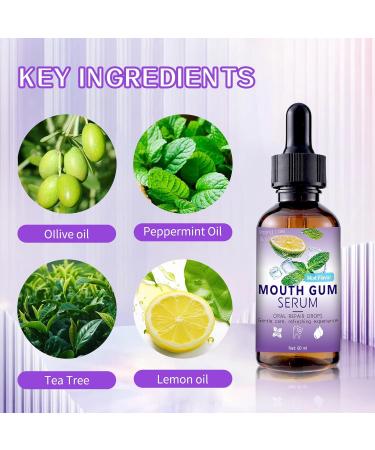 Gum Restore Drops - 60ML Gum Repair for Receding Gums Treatment Gum Regrowth Treatment Drops for Dry Mouth Stain Removal & Bad Breath Treatment for Adults Instant Fresh Breath - Buy Online on GoSupps.com